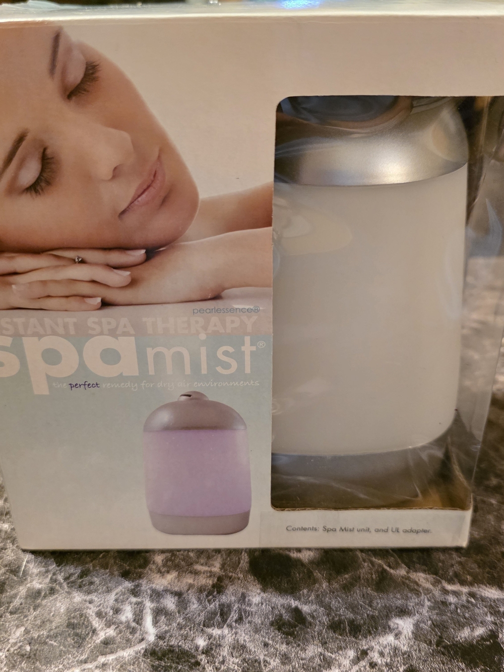 SpaMist Aromatherapy Diffuser - White